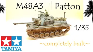 M48A3 Patton - Tamiya -- 1/35 - completely built - komplett gebaut / Vietnam war version