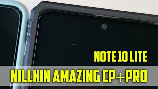 Поклейка стекла Nillkin Amazing CP+Pro на Samsung Galaxy Note 10 Lite. Asker