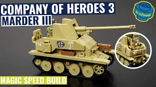 Company of Heroes 3 Marder III Sd.Kfz.139 Afrika Korps - COBI 3050 (Speed Build Review)