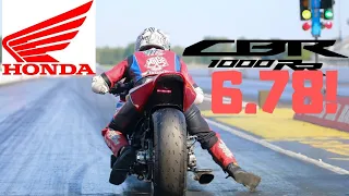 WORLD’S FASTEST STREET TIRE TURBO CBR 1000RR SHINES IN PRO STREET MOTORCYCLE DRAG RACING MAN CUP!