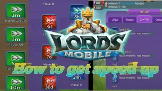 How to Get Speed Up In Lords Mobile | Easy Tips