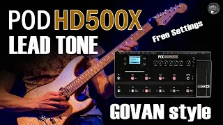 POD HD500X Distortion HD500 - Govan style FREE Patch Settings
