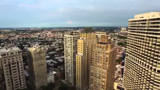 Rising Over Rittenhouse Square, Philadelphia by Drone - 4k