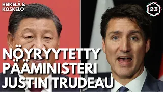 Kanadan nöyryytetty pääministeri Justin Trudeau | Heikelä & Koskelo 23 minuuttia | 550