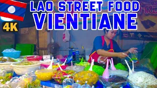 Lao Street Food-That Luang Food Night Market Jul2023 #WanderingLeisure #streetfood #laos