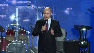 Putin hails Crimea annexation in speech ahead of vote