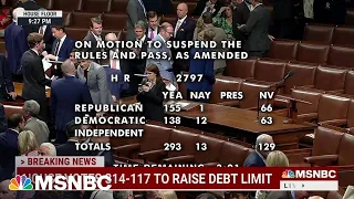 House passes debt ceiling bill in push to avoid economic catastrophe