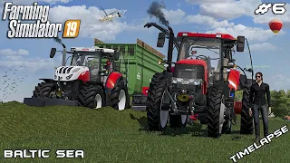 Grass silage harvest with MrsTheCamPeR | Animals on Baltic Sea | Farming Simulator 19 | Episode 6