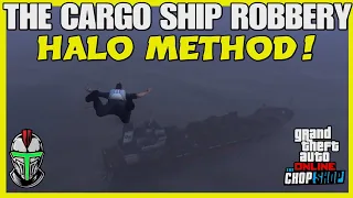 GTA Online: Cargo Ship Robbery HALO Approach!
