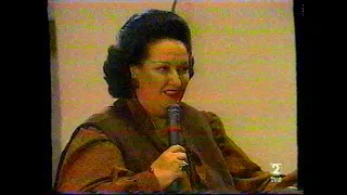 MASTER CLASS MONTSERRAT CABALLÉ- Isabel Rey