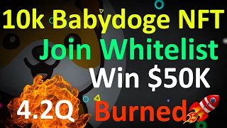 How to Join Babydoge NFT Whitelist to Win $50k | 10k Babydoge NFT Launched | $10M Tokens Burned