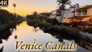The Venice Canals - Venice, California, USA  [4K]