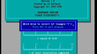 Using FreeDOS - installing programs