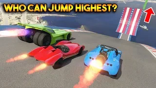 GTA 5 ONLINE : WHO CAN JUMP HIGHEST?