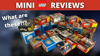 Vintage 1960s LEGO Boxes: Ultra Rare MINI Review!