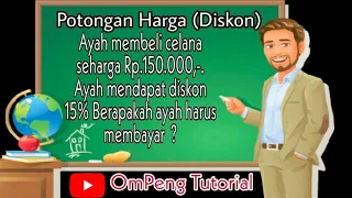 Cara Menghitung Potongan Harga/Diskon #rabat