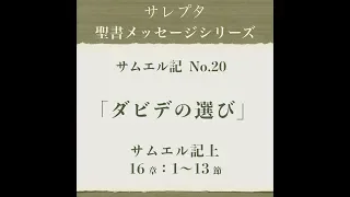 サムエル記 No.20「ダビデの選び」