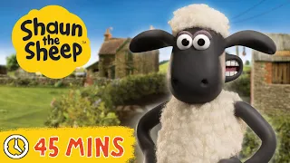 Pt.4 🔔 45 MINS of Best Bits of Shaun the Sheep 🐑 Seasons 1-5