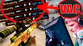 ТОП 10 ЖЕСТКИХ ВАК МОМЕНТОВ НА СТРИМЕ В КС ГО | TOP 10 VAC MOMENTS ON STREAM CS:GO