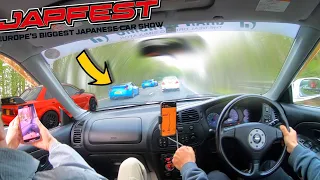 THOUSANDS of JDM CARS Convoy to JAPFEST 2023! *MAYHEM*