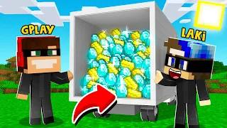 GPLAY PRZEJMUJE CIĘŻARÓWKĘ PEŁNĄ PIENIĘDZY Z LAKIM W MINECRAFT?! GPLAY & LAKI