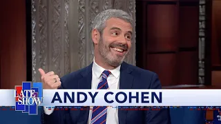 Andy Cohen And Stephen Colbert Compare Talk Show Host Beards