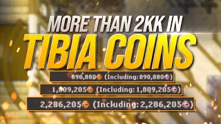 BIGGEST AMOUNT OF TIBIA COINS EVER SEEN? DYING REDSKULL AND LOSING EVERYTHING! #tibiaferumbrinha🧙
