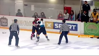Ледовое побоище: украинские хоккеисты устроили массовую драку