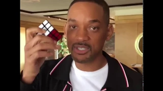 Will Smith Solves a Rubik’s Cube 2017