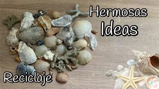 Hermosas IDEAS para DECORAR en VERANO / DIY´S conchas marinas / decoration ideas/ideias de decoração