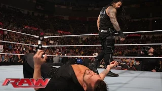 Roman Reigns silences Fandango: Raw, December 15, 2014