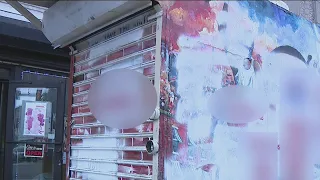 Mural honoring George Floyd vandalized in Olney