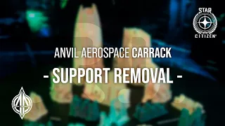 JRDF Anvil Aerospace Carrack Kit Model Experience - #1 - Support Removal