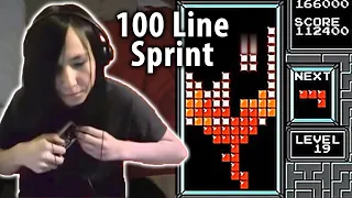 How Cheez Shattered the NES Tetris 100 Line Sprint World Record