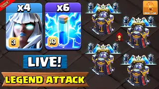 6387 TROPHY LIVE! TH15 ATTACK STRATEGY WITH LINK | TH15 LEGEND LEAGUE ATTACK STRATEGY