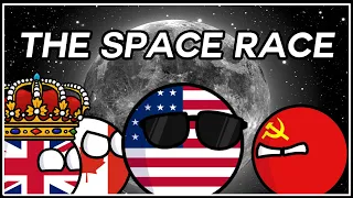 How America Landed On The Moon | The Space Race In Countryballs (ft. Viddy's Vids)
