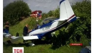 Легкомоторний літак здійснив аварійну посадку на Львівщині