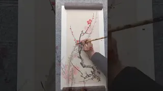 Plum Blossom- Traditional Chinese Painting #shorts