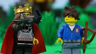 LEGO City Archery Fail STOP MOTION | LEGO Medieval Competition | Billy Bricks