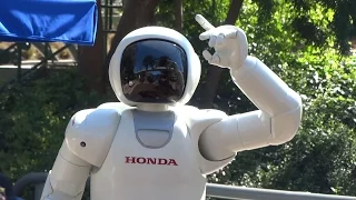 Honda's ASIMO appears in Autopia at Disneyland