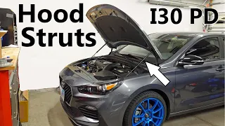 How To: Install Hood Struts on Hyundai Elantra GT/I30 | G4070ADD00