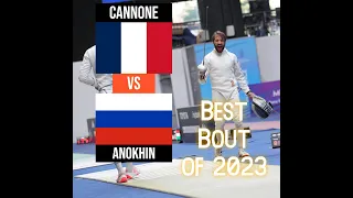 Cannone Takes On The Only Russian Fencer In The Competition!