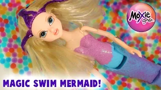 Moxie Girls Magic Swim Mermaid Avery Doll Color Changing Tail Bathtime