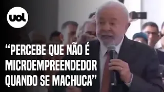 Lula diz que trabalhador de aplicativo não é microempreendedor