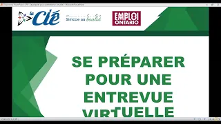 Se préparer pour une entrevue virtuelle