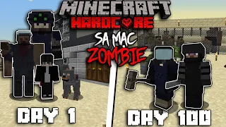 KURO TÓM TẮT 100 NGÀY SINH TỒN TRONG MINECRAFT SA MẠC ZOMBIE SIÊU KHÓ!!