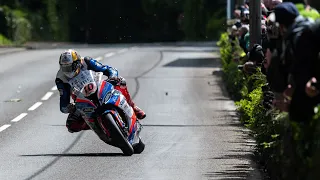 TT 2015 superbike race Harrolds wall gorse lea
