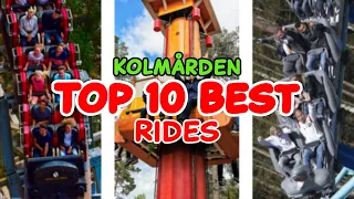 Top 10 rides at Kolmården - Kolmården, Sweden | 2022