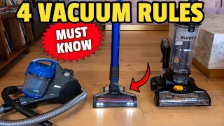 Top 4 Rules For Buying A Vacuum