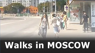 Walk along the streets and lanes of Pechatniki from M  Pechatniki to Kozhukhovskaya